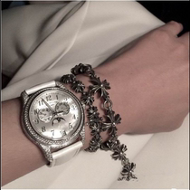 Crotide Card Classic GD Big cross bracelet male and female bracelet 925 pure silver bracelet Sydney Snake Snake Cog