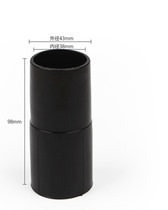 Industrial 15-liter 30-liter vacuum cleaner accessories hose suction machine long connector with inner pass 32mm outer diameter 39mm hose