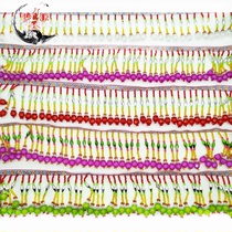 New ethnic lace accessories beads tassel color Miao beads dress headwear accessories DIY