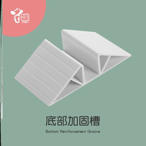 Bottom reinforced groove baby stair guardrail child safety fence protective railing pet isolation door rail 6 4cm