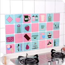 Anti-hood patch range hood high temperature resistant sticker kitchen wall sticker anti-oil sticker waterproof tile sticker self-adhesive