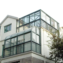 Tianjin Xiqing District Dasi Fenglu Conch broken bridge Aluminum alloy doors and windows soundproof windows sealed balcony custom sun room