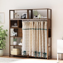 Self-adhesive cabinet curtain kitchen cupboard curtain custom simple bedroom wardrobe door curtain locker cover dust curtain