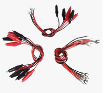 U-shaped plug wire U-shaped wiring fork alligator clip wire banana head all copper experimental wire electrical junior high school Primary School