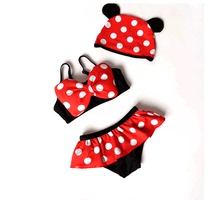 Baby bikini Childrens swimsuit Girls middle and small childrens swimsuit Womens baby split bikini skirt swimsuit