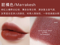 MAC charm Lipstick Lipstick 316 chili chili chili marrakesh dubonnet lip glaze 106