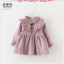 1 Thick 2 dress Princess 3 girls 4 super gas 5 spring dress 0 children winter skirt plus velvet girls