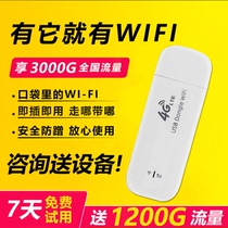 Mobile portable wifi unlimited traffic network card unlimited speed card 4g5g Router Wireless wifi portable Internet of things car mobile phone computer home accompanying network treasure artifact Cato