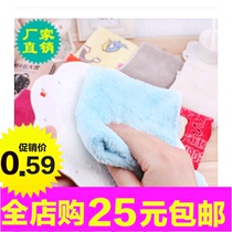 Kitchen supplies are not stained with oil dishcloth clean and wipe at home thickened towels pure cotton yarn household bamboo fiber