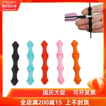 Bow and Arrow roller guard silicone finger guard arrow positioning bow and arrow silicone roller bow string shock absorption free copper buckle