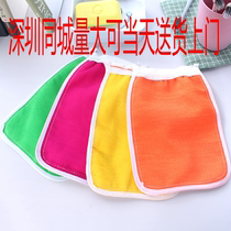 Korean version free of bath towels thickened with mud rubbing bath towel vigorously rubbing back towels pure color bath gloves