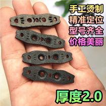 2 0 thick positioning groove leather pocket flat leather leather pocket Round leather hot marks silencer leather pocket Litchi pattern leather pocket Manual hot leather pocket