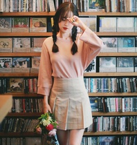 Double 11 spot spike milkcocoa sweetheart girl youth vitality college style classic pleated skirt