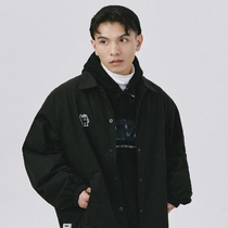 SAMESAME21AW New Base coach jacket thickened cotton windproof casual loose retro men and women autumn and winter