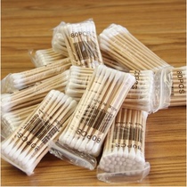 Advanced tampon stick double-headed wooden stick antibacterial tampon stick Dust-free cotton swab Cotton swab Cotton swab