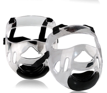  Taekwondo Sanda face protection helmet mask transparent removable adult childrens face protection Sanda head protection mask
