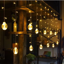 LED Ball lantern Wishing ball Wedding Wedding Flash light Bedroom Christmas Shop window hanging light Decorative string light