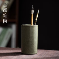 Qingyingyu Ceramic Ancient Capital PenbyView De Town Porcelain Architecture Round Brussels Accepts Penbrush Calligraphy Practice for Adult Chinese Renaissance Desktop