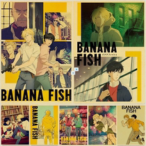 Anime Banana fish Retro Posters Art Movie Painting Kraft