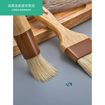  Wool brush oil brush pancake barbecue brush kitchen edible brush non-hair loss soft brush food special brush barbecue