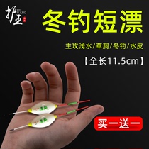 Winter winter fishing nano-fish drift high sensitive light mouth crucian carp drift ice fishing small short floating grass cave shallow water eye-catching float