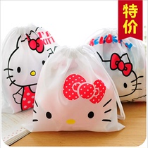 Cute hello kttty mini Korean version bunch pocket waterproof travel finishing bunches pocket sorting debris bags