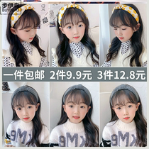Autumn and winter baby y hair hoop cute super young childrens headhoop children issued card 2022 new Korean version less