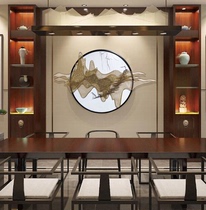 New Chinese Iron Art Landscape landscape Guan Guan Wall Decoration Hotel Background Wall Decoration Metal Creative Home Living Room Wall Decoration Wall-hanging