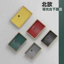 Table Basin Ceramic Embedded Table Basin Mate - colored wash basin Nordic Toilet Basin Balcony Balcony Washing Basin