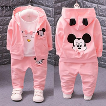 New girl clothes baby girl child Autumn Winter Childrens suit 4-7-year-old Spring dress Jane about three sets