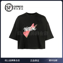 we11done 21ss new welldone Dunlun with the same love note short-sleeved T-shirt