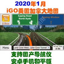 iGO North America Canada United States Hawaii GPS navigation map wince navigator Android mobile phone tablet