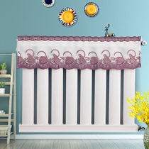 Lace fabric radiator cover cover dust cover can be customized home old-fashioned heating decoration cover cloth protective cover cover