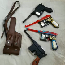 Childrens toy barge gun electric Eighth Route Army box props Red Army red stage performance electronic music gun