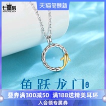 s925 sterling silver dolphin necklace female choker Net red 2020 new light luxury niche design sense neck chain jewelry