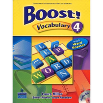 Spot English original imported Book Boost Vocabulary 4Student Book with CD