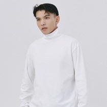 SAMESAME21AW to the best partner heavy thick high collar warm loose long sleeve T-shirt solid color pullover bottoming