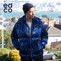 EDCO Edek mens down jacket hooded cold-proof clothing white duck down outdoor function wind cold-resistant warm