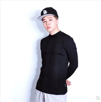 SOULStyle Mockneck hip hop street dance bboy-practice dance special high elastic long sleeves tight swivel clothes