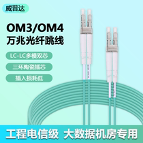 om3 om3 om4 fiber jumper lc-sc-st-fc 10000 trillion multi-mode double-core duplex room wiring engineering telecom grade jumper fiber tail fiber optical fiber optical fiber optical fiber optic cable square to round Vipuda