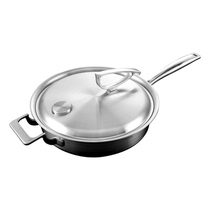Antec Lark Five-layer Composite 316 Stainless Steel Frying Pan 26cm Uncoated Non-stick Pan