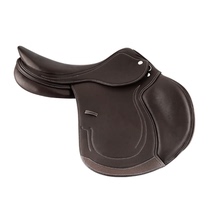  Cavassion Cowhide obstacle saddle Double cowhide composite obstacle saddle Professional equestrian competition saddle 8202021