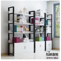 Simple bookshelves home landing living room display cabinet multi-functional cabinet with modern minimal bedroom storage shelves