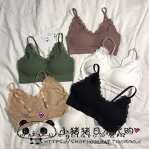 Japan No Steel Ring Bra Harness Vest Style Rag Less Lady Lace Thread Sport Type Underwear Wrap Breast