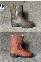 39 39 41 41 43 42 44 44 45 45 genuine leather sleeve boots Moto rider boots steel head waterproof thick