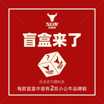 (Blind Box) XGN mens shoes women shoes 2 Double RMB399  random hair Mystery Fu Bag Leather Shoes Casual Shoes Men And Women Shoes