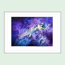 Current art empty mountain - based  Squid  limited edition fidelity print fidelity external certificate spot