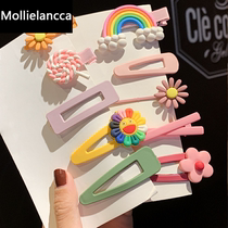 Korean hair card girl children cute small clip headgear female Korean girl baby hairclip girl princess hair