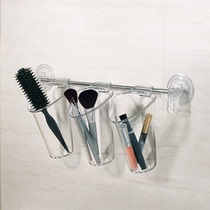 Comfort zone wall-mounted chopsticks tube drain tableware box suction cup kitchen chopsticks box household chopsticks storage rack