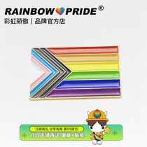 RainbowPride rainbow flag alloy badges LGBTQ medal lovers LES Lara small crowdsourced accessories